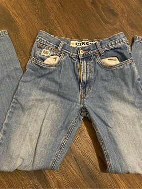 Cinch boys 16S Light Blue Straight Jeans